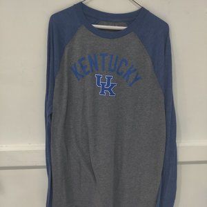 NWT Captivating Men University of Kentucky Long Sleeve T Shirt Size XL $30 CC194